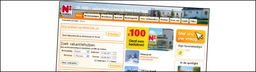 Vakantiebon van Novasol