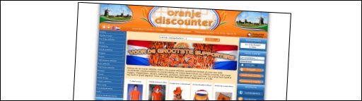 1000 verschillende oranje produkten en oranje kleding.