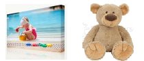 Foto op canvas als geboorte cadeau