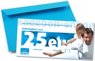 Kadobon-Online als vaderdag cadeau !