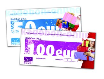 Kadobon-Online als kerstcadeau !
