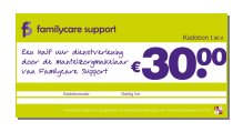 Familycare Support - geef een half uur dienstverlening van een mantelzorgmakelaar