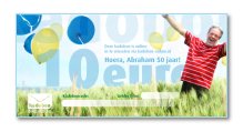 online Abraham 50 jaar bon! Klik voor een vergroting.