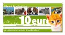 Nationale dierenbon bestel je met dierendag